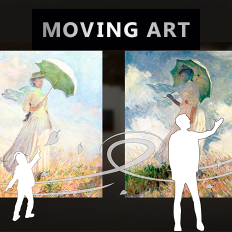 インタラクティブアート　Moving Art